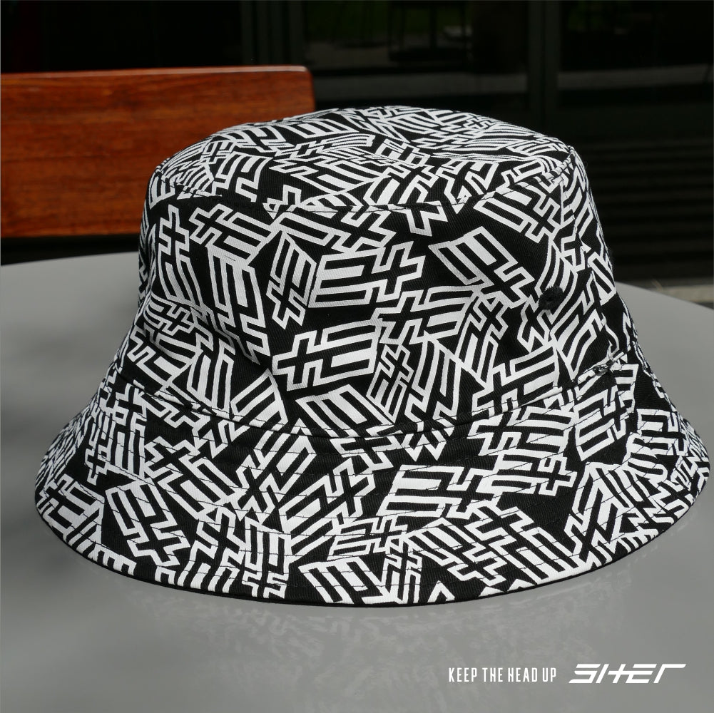 SHER 丙 BING MONOGRAM 双面 渔夫帽 BUCKET REVERSIBLE